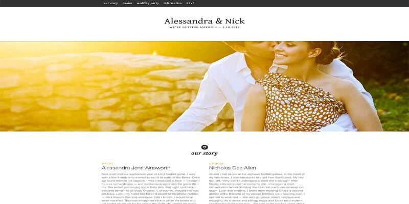 Wedding Website