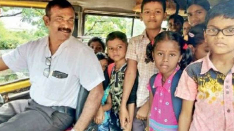Karnataka Teacher Drives A Bus