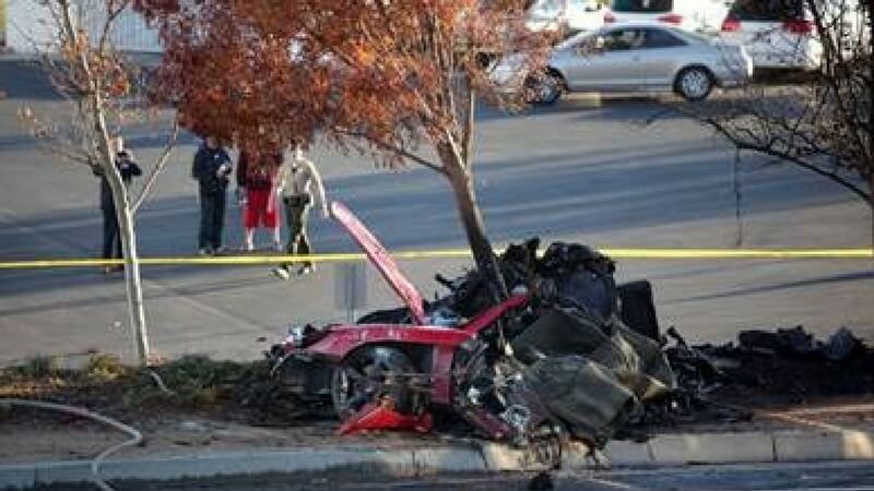 Paul walker car crash accident