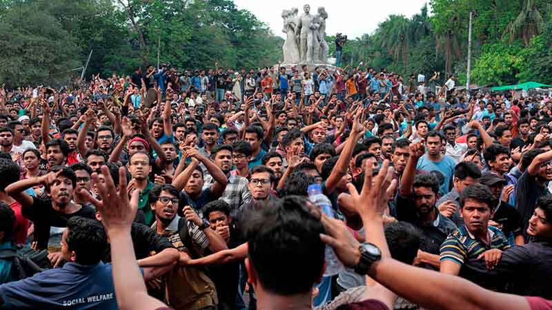 Student Protests In Bangladesh
