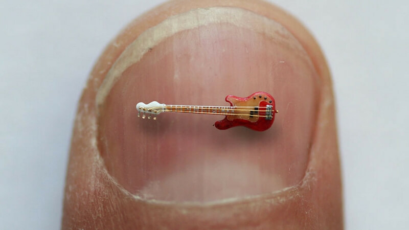 Smallest guitar in the music world
