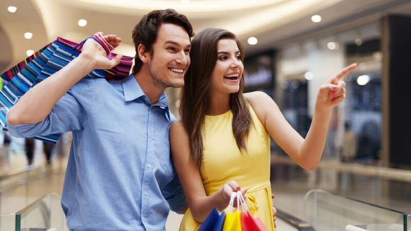 Shopping with date ideas