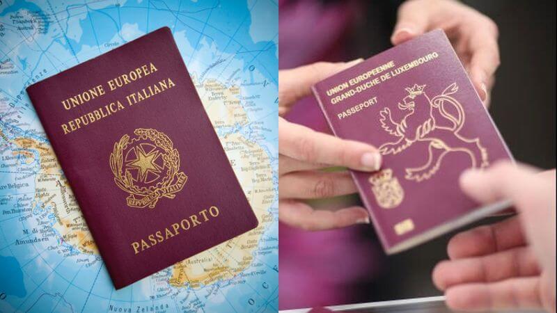 Italy Luxembourg Passport