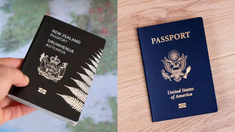 The USA & New Zealand Passport