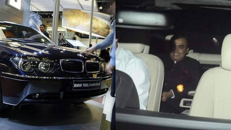 BMW 760Li Mukesh Ambani