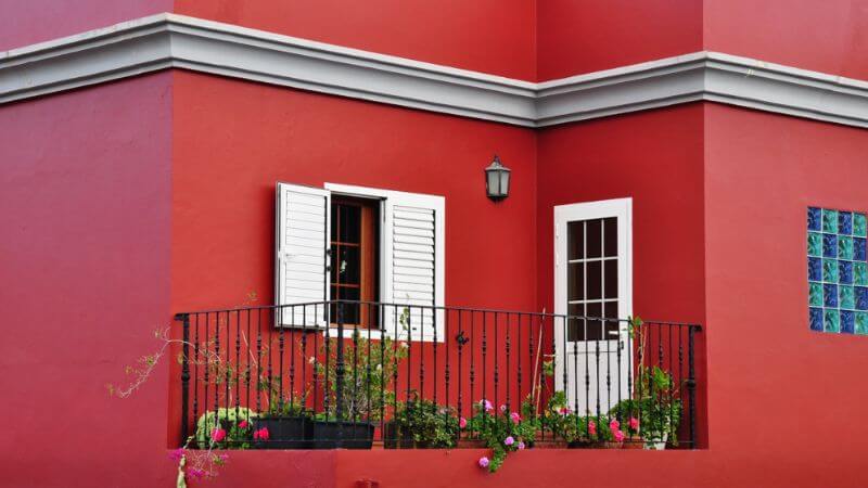 Exterior Wall Paints Red