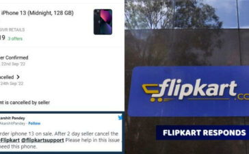 Flipkart on iPhone cancelation order