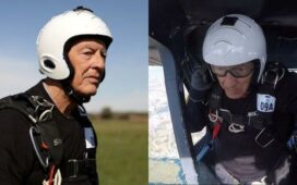 Man Competes in Skydiving at 88