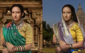 Mona Lisa From Different Cities, States Of India
