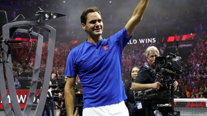 Roger Federer Emotional Farewell