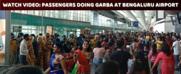 Garba at Bengaluru Airport Video