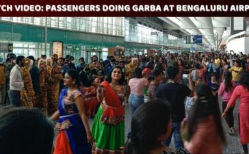 Garba at Bengaluru Airport Video