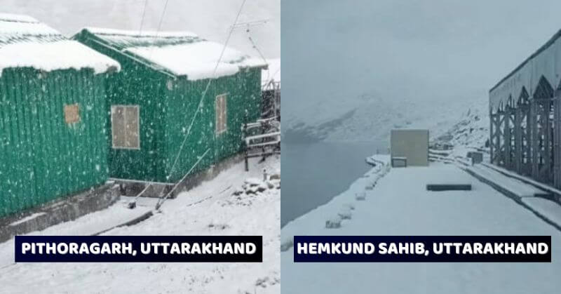 Indian Hill Stations With First Snowfall