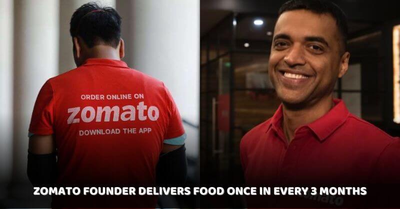 Zomato Founder Delivers Food