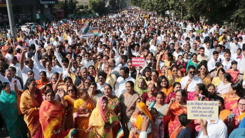 Jain Protest Over Sammed Shikharji Declaring Tourist Spot