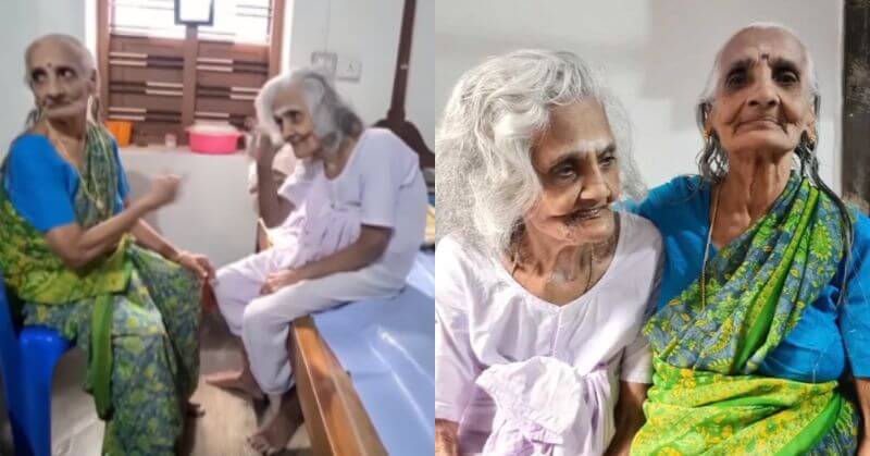 Elderly Women Couple