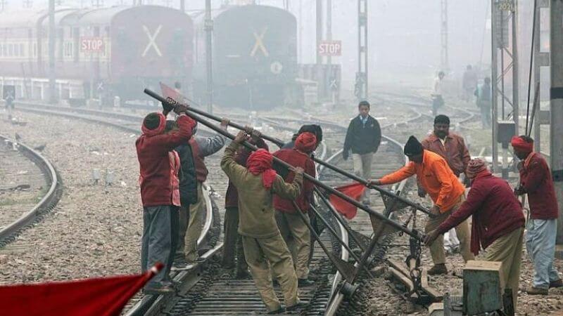 Train Track Maintainence Work