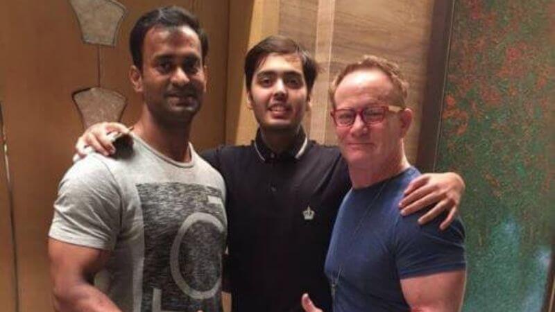 Anant Ambani With His Trainer Vinod Channa