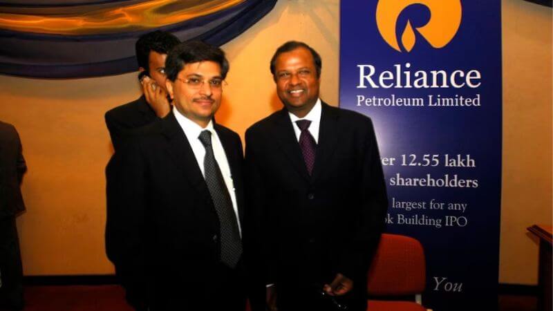 Manoj Modi Reliance Industries