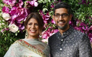 Sundar Pichai Anjali Pichai