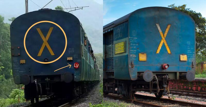 X Symbol On Train