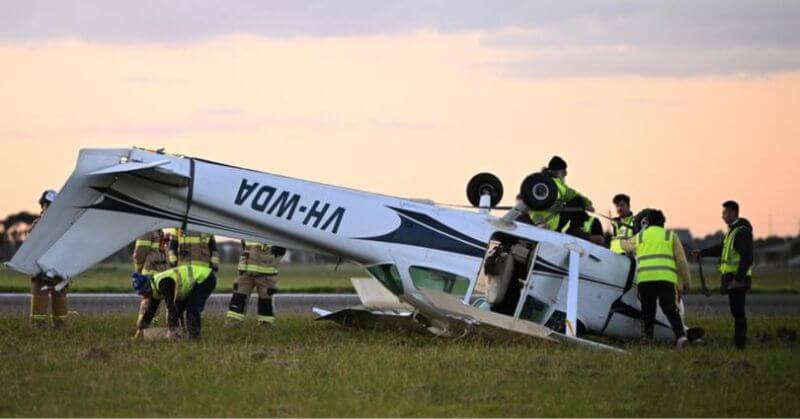 Plane Crash Essendon Airport Melbourne