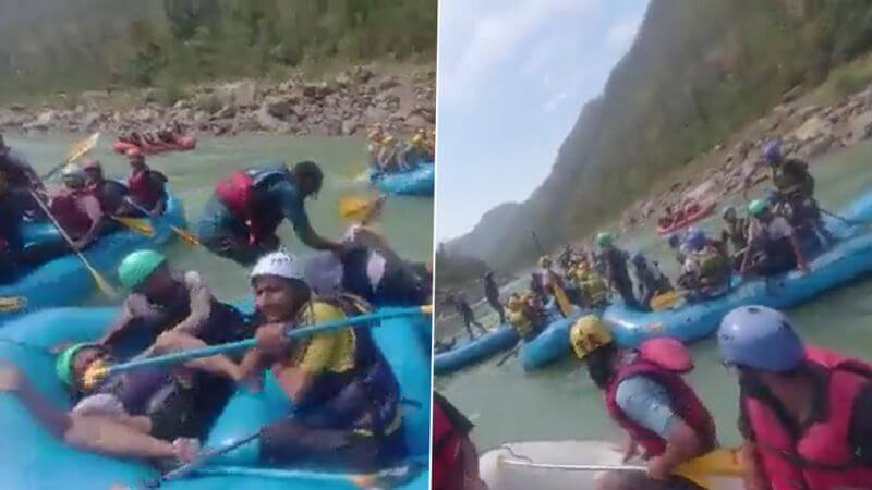 River Rafting fight