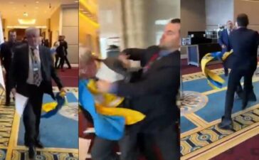 Ukraine MP Punches Russian Official At Global Meet