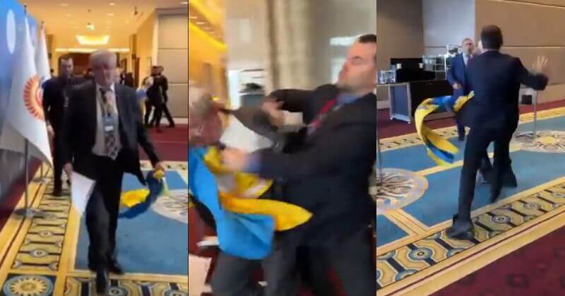 Ukraine MP Punches Russian Official At Global Meet