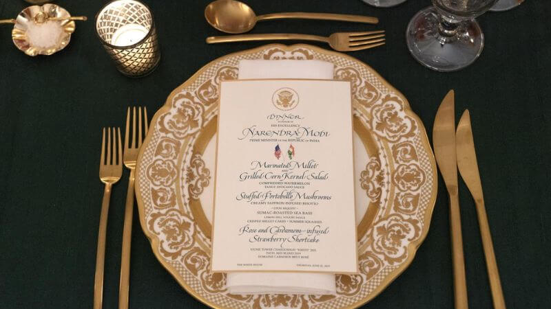 Narendra Modi Vegetarian Food White House