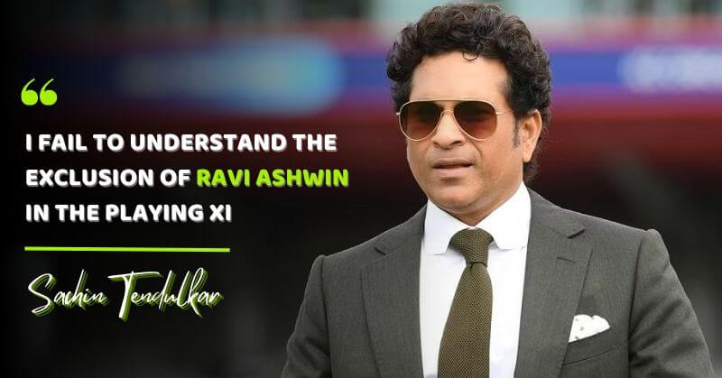 Sachin Tendulkar Slams India WTC Final Team Selection