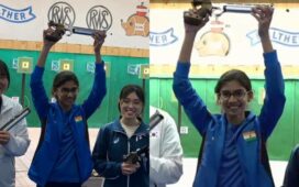 Sanyam Wins Gold Medal In Women 10m Air Pistol Event