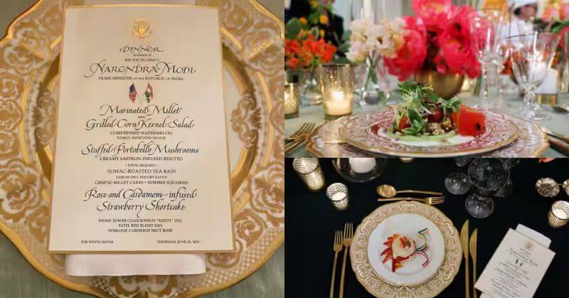 White House Vegetarian Menu Narendra Modi