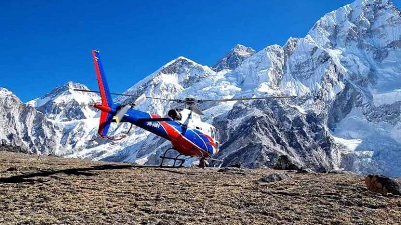Helicopter Crash In Nepal Near Mount Everest