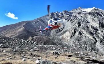 Helicopter Crash Near Mount Everest Nepal