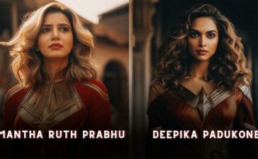 Indian Actress Captain Marvel AI Generated Images
