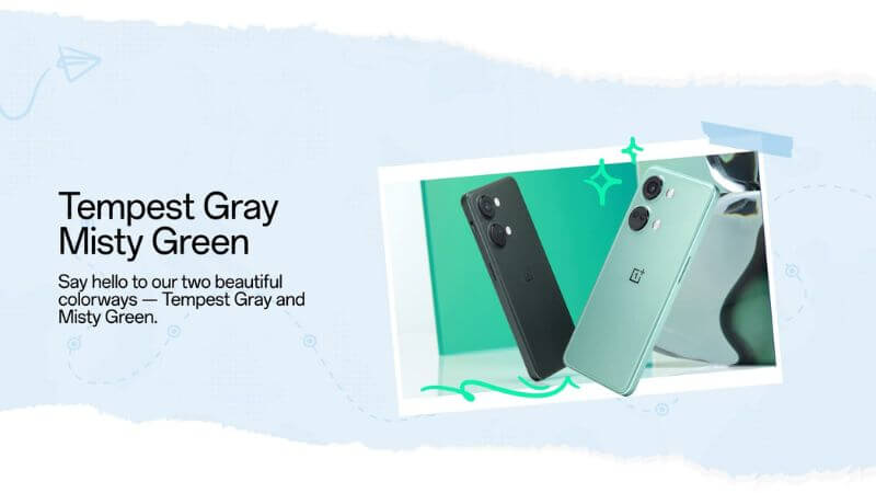 OnePlus Nord 3 Gray Misty Green