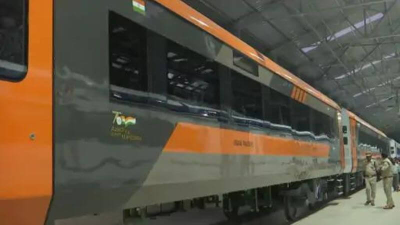 Vande Bharat Express Saffron Colour