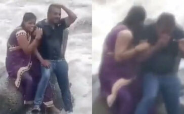 Woman Swept Away By Wave In Bandra