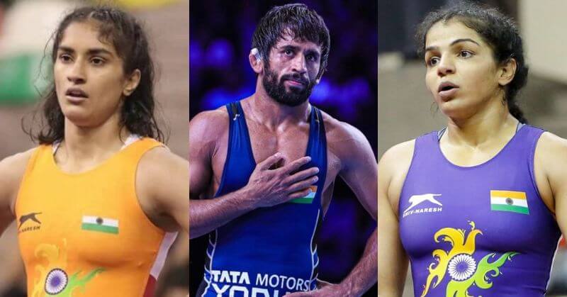 Wrestlers On Direct Entry Vignesh Phogat Bajrang Punia