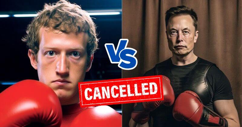Cage Match Musk vs Zuckerberg Cancelled
