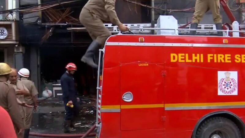 Delhi Gandhi Nagar Market Fire