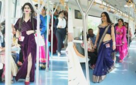 Fashion Show In A Moving Nagpur Metro