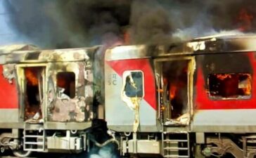 Fire Telangana Express