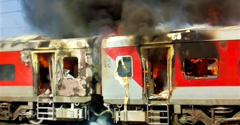 Fire Telangana Express