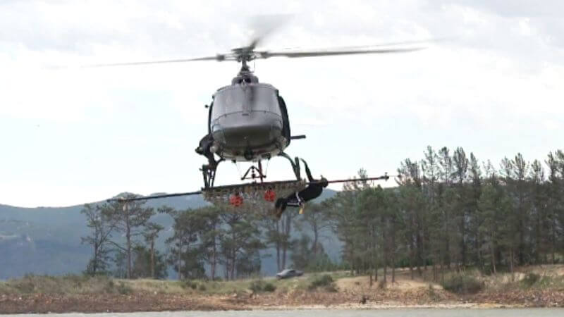 Khatron Ke Khiladi Helicopter Stunt