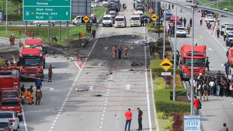 Malaysian Kuala Lumpur Expressway Plane Crash
