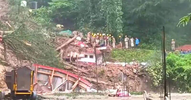 Shiv Temple Collapse Shimla