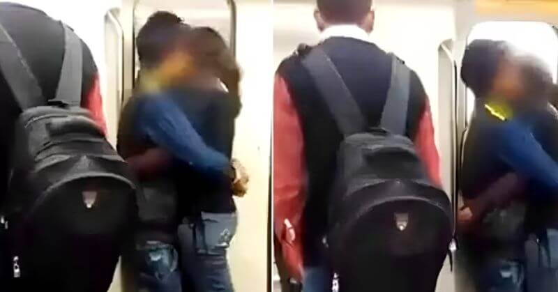 Delhi Metro Kissing Video