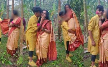 Karnataka Teacher Student Photoshoot